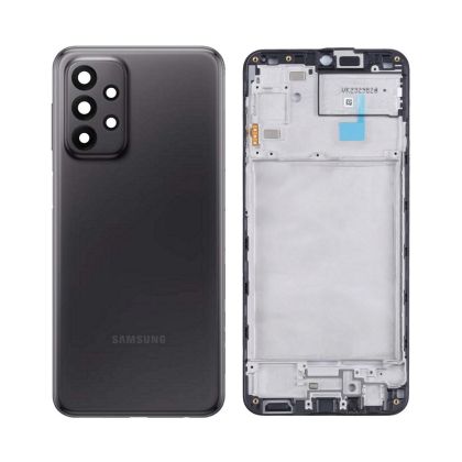 Заден капак и среда за Samsung A23 4G / 5G Black