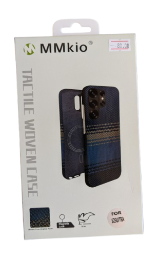 Калъф MMkio Woven за Samsung S25 Ultra Blue
