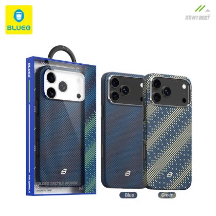 Blueo Woven Aramid Case for Iphone 17 Pro Green
