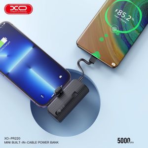 Външна батерия XO PR 220 5000 mAh type-c