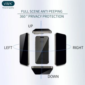 Протектор 5D за Iphone 16 Pro Max VWK Privacy