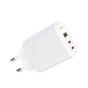 Зарядно 220V XO CE04 65W с кабел USB C-Lightning