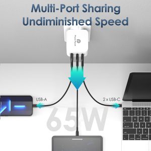 Адаптер 220V Phone Planet 65W EU