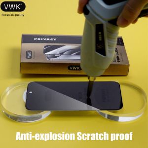 Protector 5D for Iphone 16 Pro Max VWK S+ Privacy