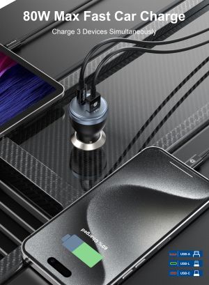 Адаптер 12V Phone Planet CC07 80W