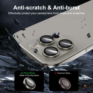Camera Prot Phone Planet Iphone 16 Pro Black