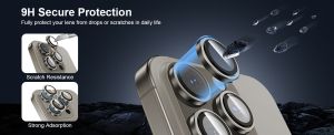Camera Prot Phone Planet Iphone 16 Pro Black