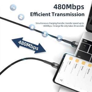 Кабел Phone Planet PJ-AC-001-200-GY