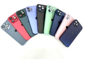AG-Glass case for iphone 16 pro peak blue