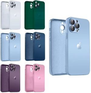 AG-Glass case for iphone 16 pro max peak blue