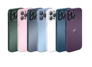AG-Glass case for iphone 16 plus peak blue