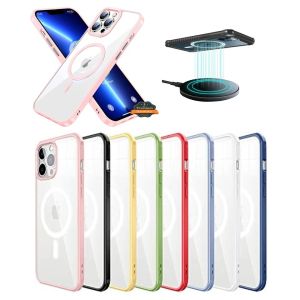 Clear Magsafe silicone case for Iphone 16E navy