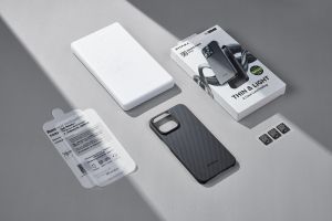 Pitaka MagEZ Case 4 for Iphone 15 Pro Max Black/Grey