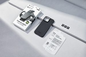 Pitaka MagEZ Case 4 for Iphone 15 Pro Max Black/Grey