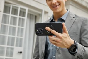Pitaka MagEZ Case 4 for Iphone 15 Pro Max Black/Grey