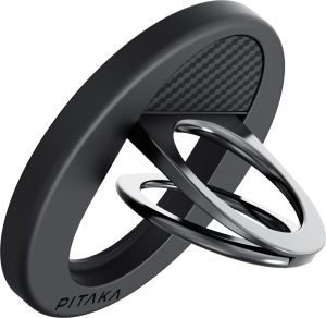 Holder Pitaka Magsafe Phone Ring Grip 3 Black