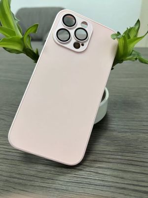 AG-Glass case for iphone 16 pro pink