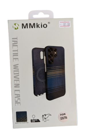 Калъф MMkio Woven за Samsung S25 Ultra Blue