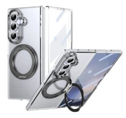 Калъф Western Clear Magsafe Samsung Fold 8 black