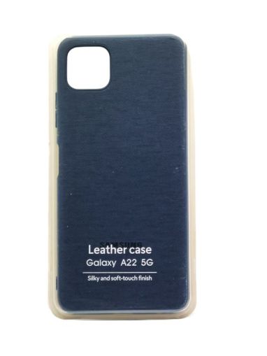 Logo Leather TPU Case for Samsung A22 5G