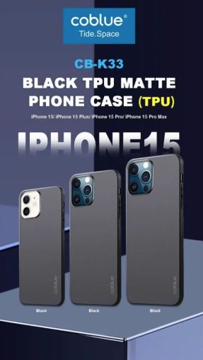Coblue CB-K33 cases for iphone 15 plus black
