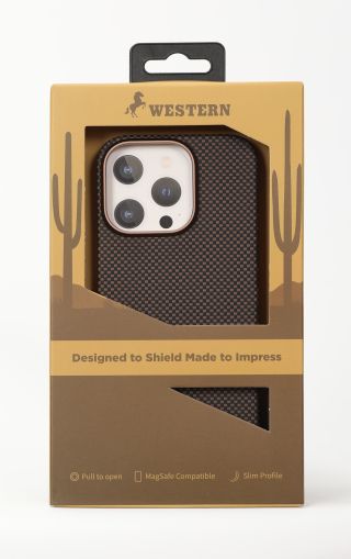 Westyern Woven case Iphone 16 Pro Brown