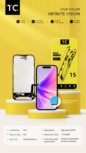 Display for Iphone 15 incell TC