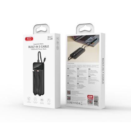 External battery XO PR 274 black 10000mAh 22.5W