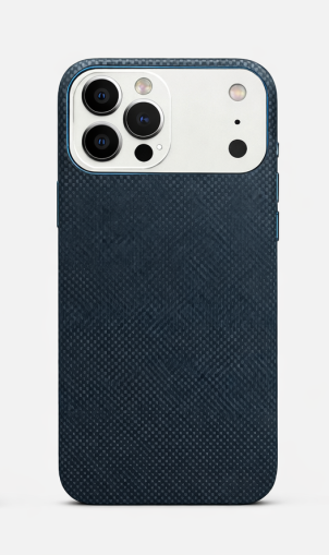 Carbon Fiber Case for Iphone 17 Pro Blue