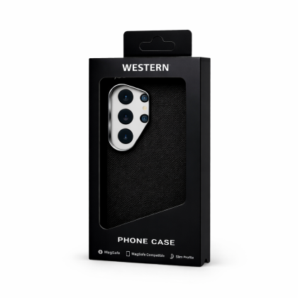 Western Carbon Black Case for Samsung S26 Plus