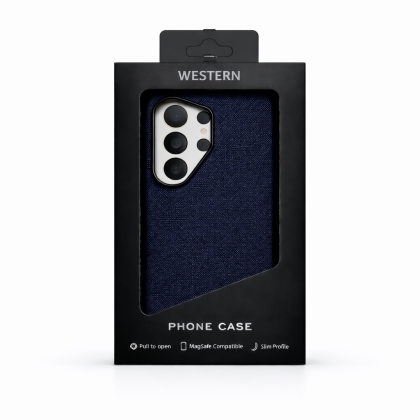 Western Carbon Blue Case for Samsung S26 Ultra