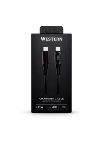 Кабел USB Western Type c - Type C 100W