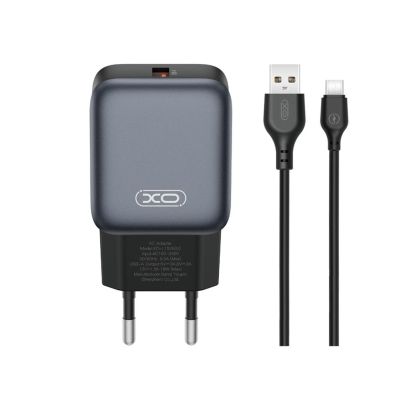 Адаптер 220V XO L152 18W с USB A - USB Micro