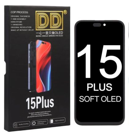 Display for iPhone 15 Plus Soft oled DD