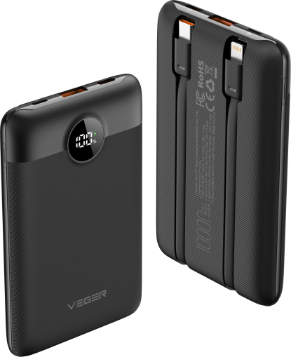 Външна батерия Veger C11 22.5W 10000 mAh