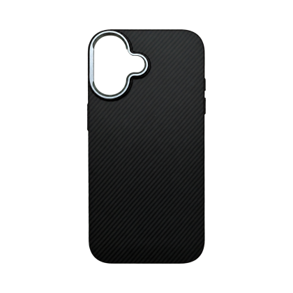 Калъф Western Carbon Black за Iphone 17