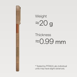 Case Pitaka Ultra Slim Iphone 17 Pro Max Golden Glint