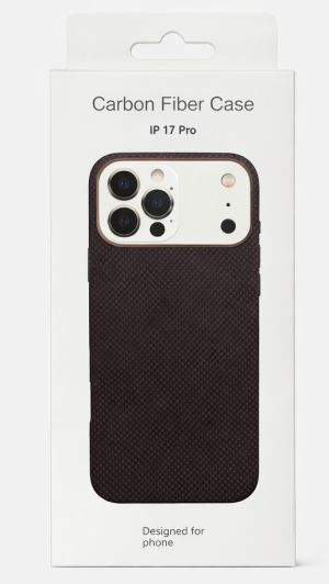 Калъф Carbon Fiber Case за Iphone 17 Pro Gold