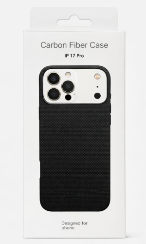 Калъф Carbon Fiber Case за Iphone 17 Pro Black