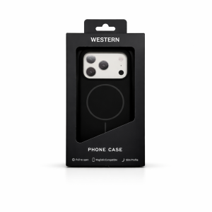 Western Silicone Mag Case Iphone 17 Pro Max Black