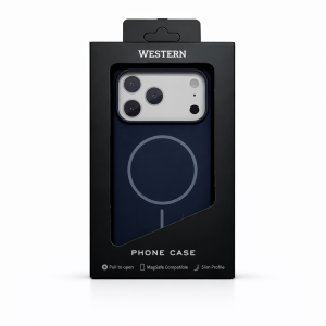 Western Silicone Mag Case Iphone 17 Pro Blue
