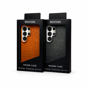 Калъф Western Carbon Orange Samsung S26 Ultra