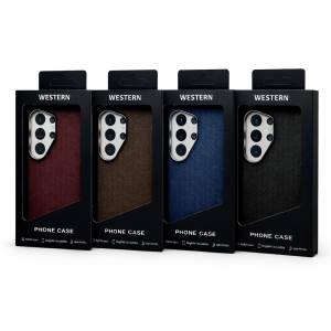 Калъф Western Carbon Brown за Samsung S26 Ultra