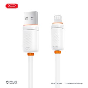 Кабел USB XO NB 302 3A Ligthning White