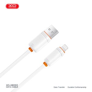Кабел USB XO NB 302 3A Ligthning White