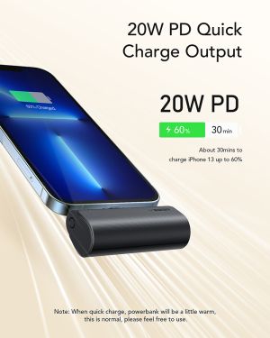Външна батерия Veger Plug On-L 5000 mAh 18.5W