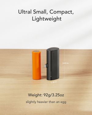 Външна батерия Veger Plug On-L 5000 mAh 18.5W
