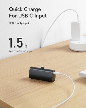 Външна батерия Veger Plug On-L 5000 mAh 18.5W