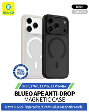 Blueo Magnetic Case for Iphone 17 Pro Grey