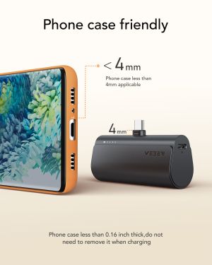 Външна батерия Veger Plug On-C 5000 mAh 18.5W